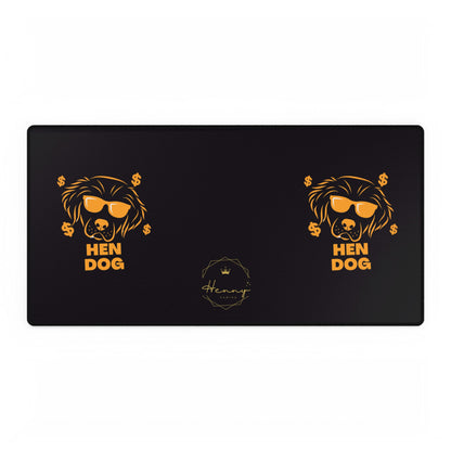 Hen Dog Desk Mat