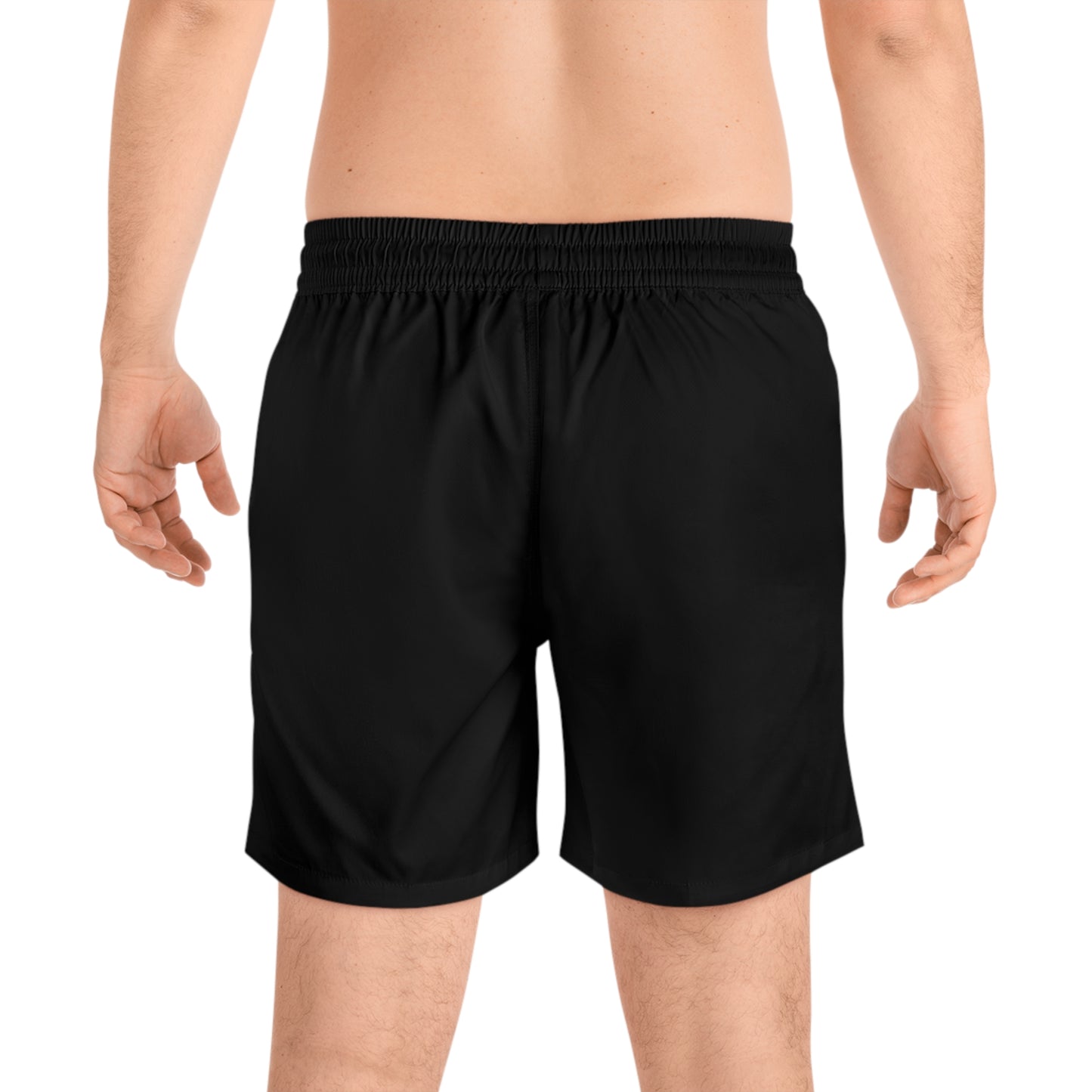 HenDog Men's Mid-Length Swim Shorts (AOP)